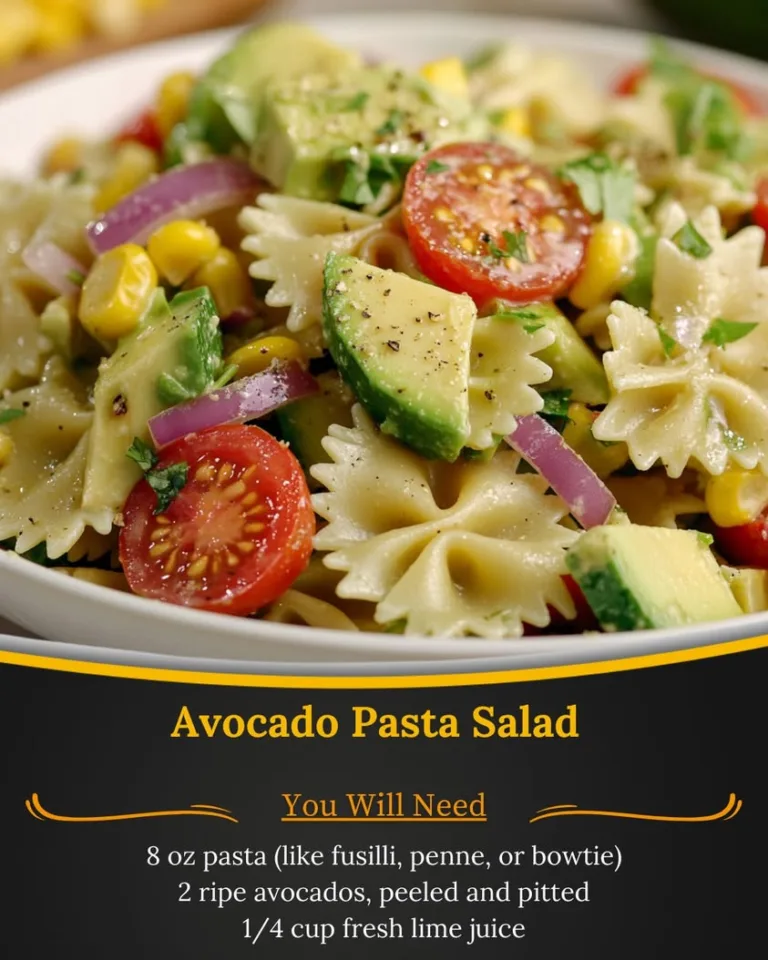 Delicious Avocado Pasta Salad Recipe for Healthy Eating