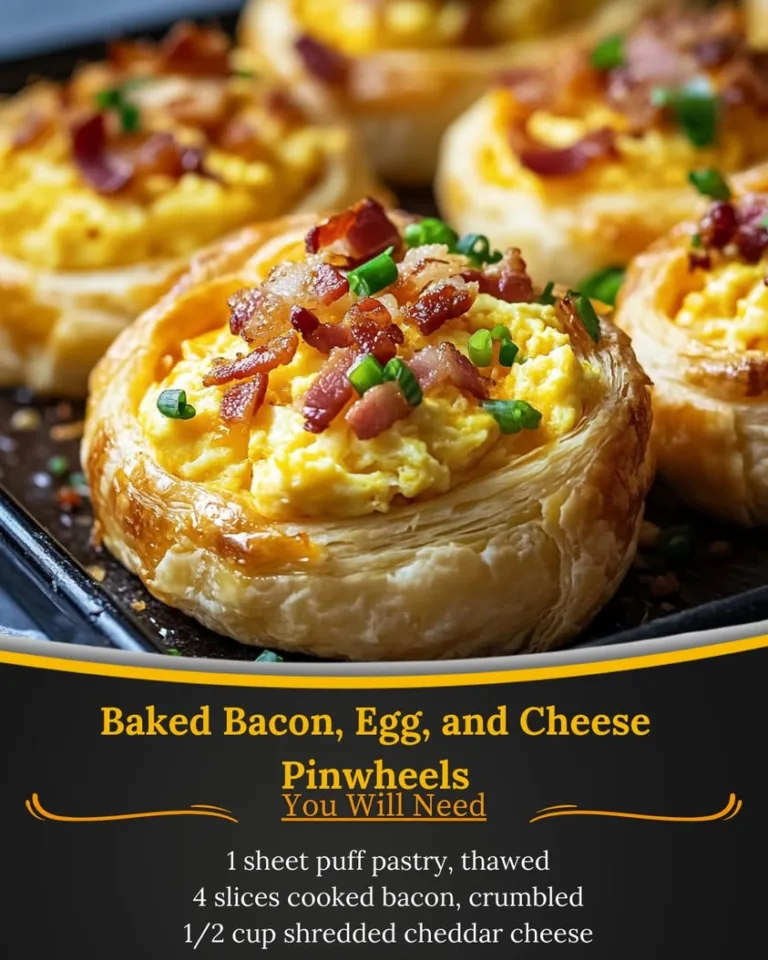 Delicious Baked Bacon, Egg, and Cheese Pinwheels Recipe