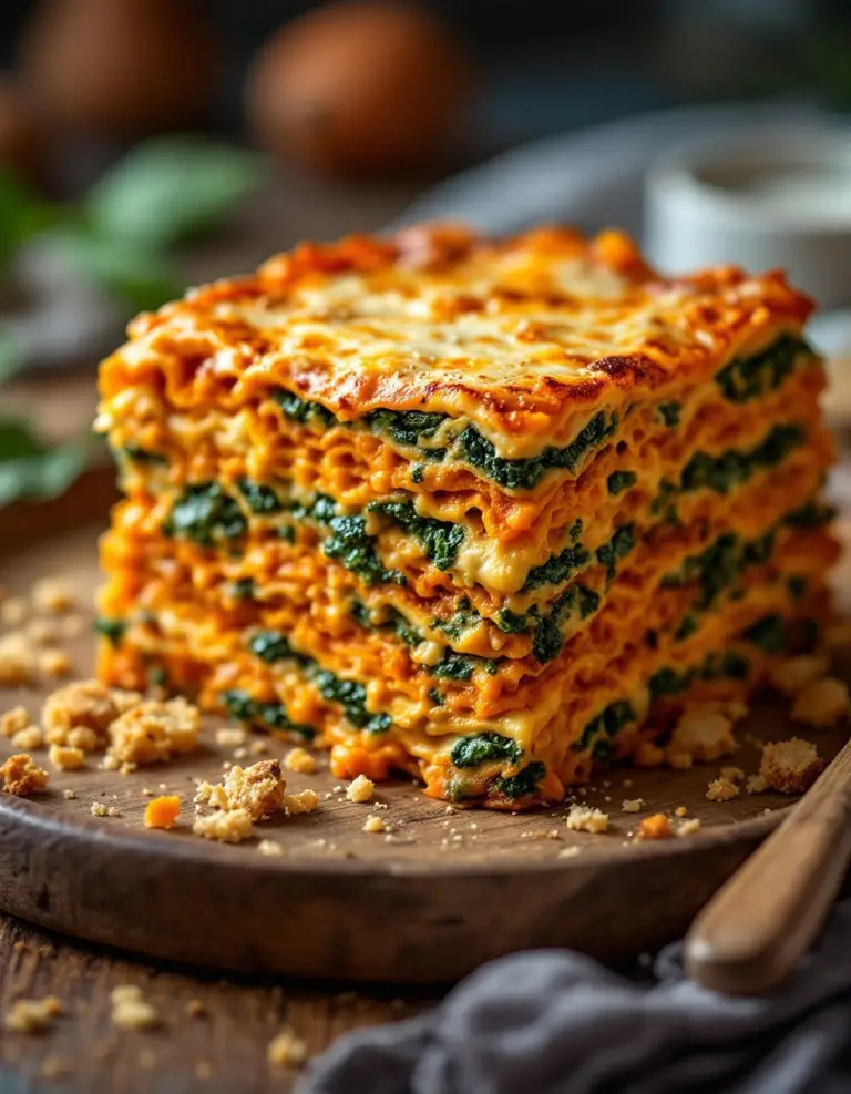 Best Butternut Squash & Spinach Lasagna – Creamy & Cozy Recipe