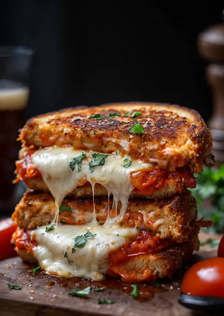 Irresistible Chicken Parmesan Grilled Cheese Sandwich Recipe for Food Lovers