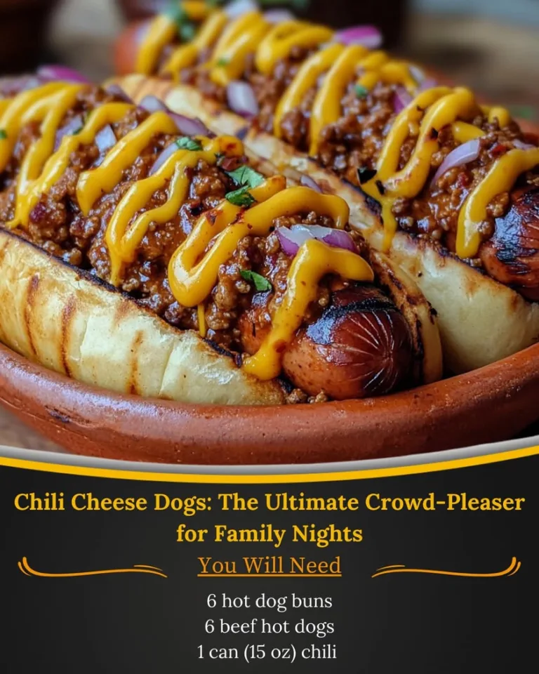 Delicious Chili Cheese Dogs: Perfect for Family Night Fun