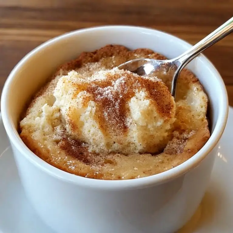 Indulge in a Quick Cinnamon Roll Mug Cake Delight