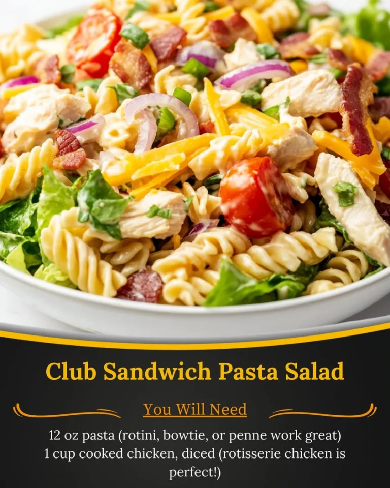 Delicious Club Sandwich Pasta Salad Recipe for Everyone