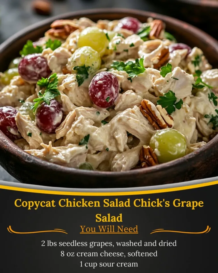 Delicious Copycat Chicken Salad Chick’s Grape Salad Recipe Unveiled