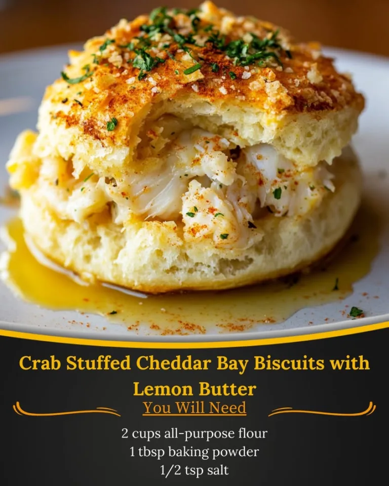 Delicious Crab Stuffed Cheddar Bay Biscuits Recipe to Savor