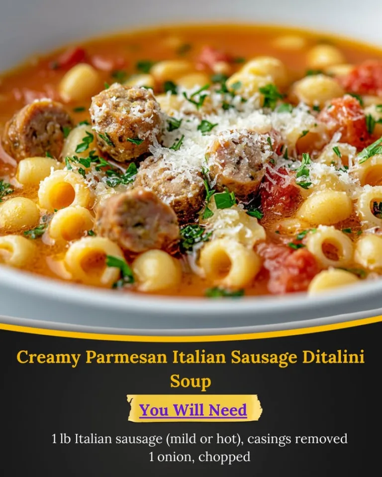 Delicious Creamy Parmesan Sausage Soup Recipe for Cozy Nights