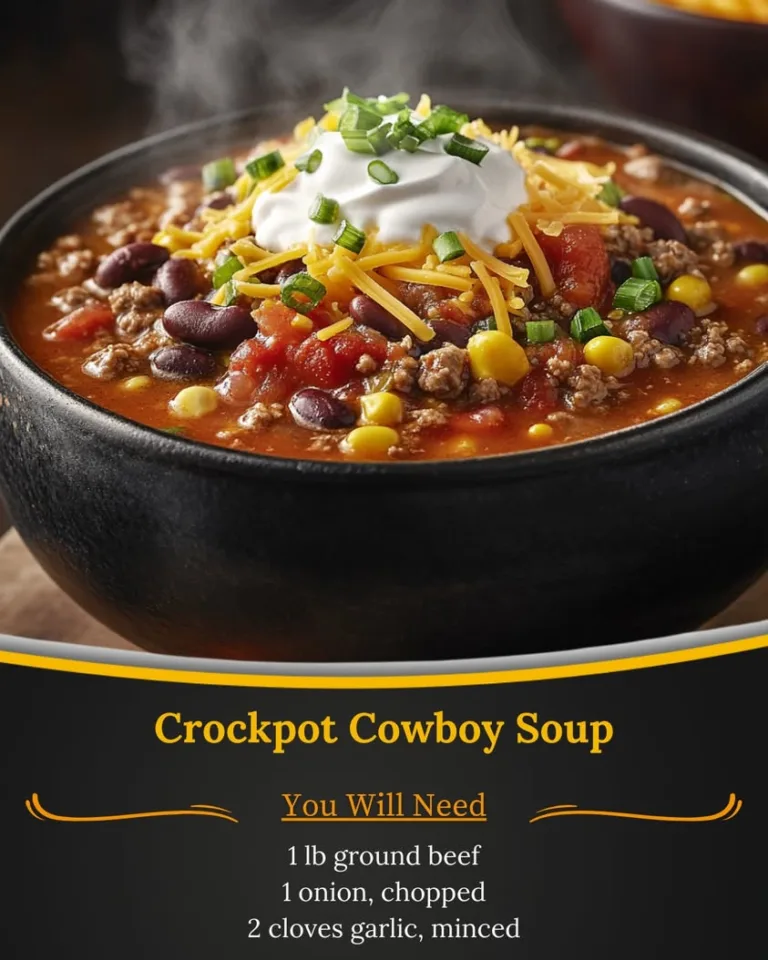 Delicious Crockpot Cowboy Soup Recipe for Hearty Meals Tonight