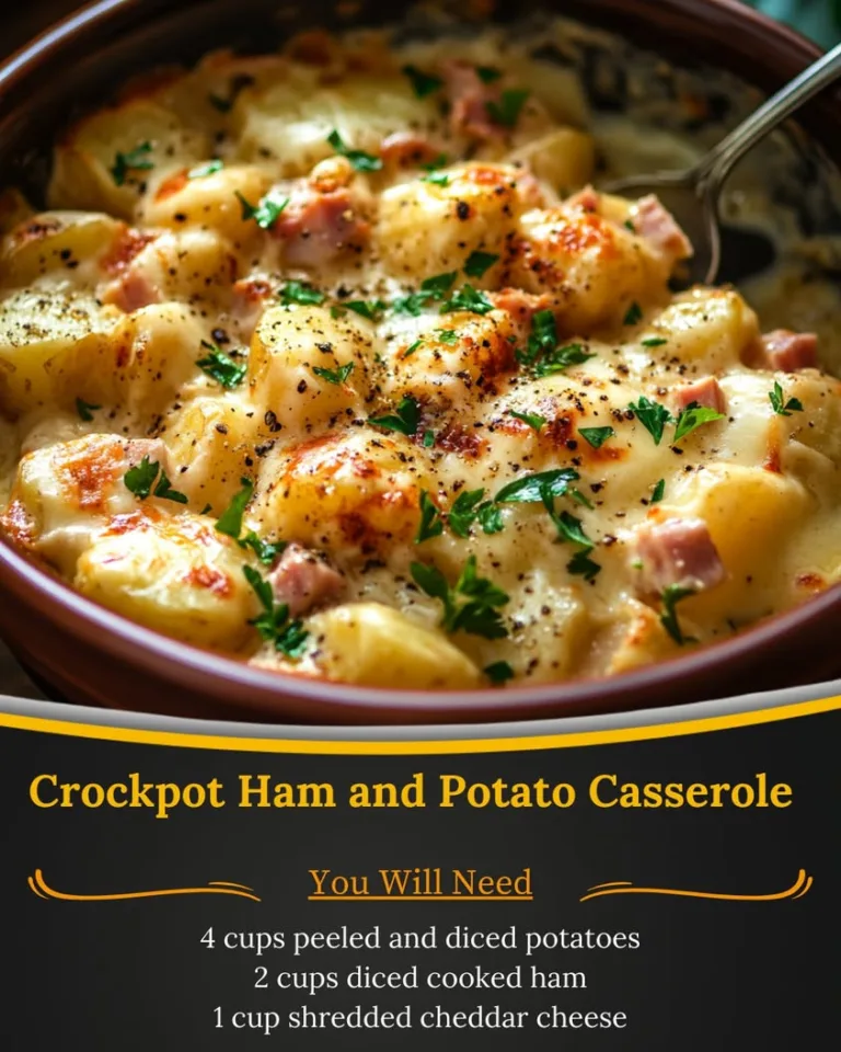 Easy Crockpot Ham and Potatoes Casserole Recipe for Busy Days