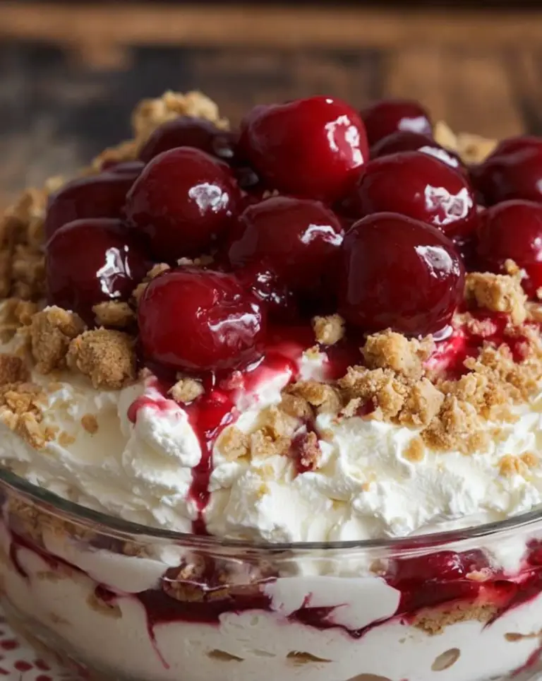 Indulge in This Easy Cherry Cheesecake Fluff Recipe Today