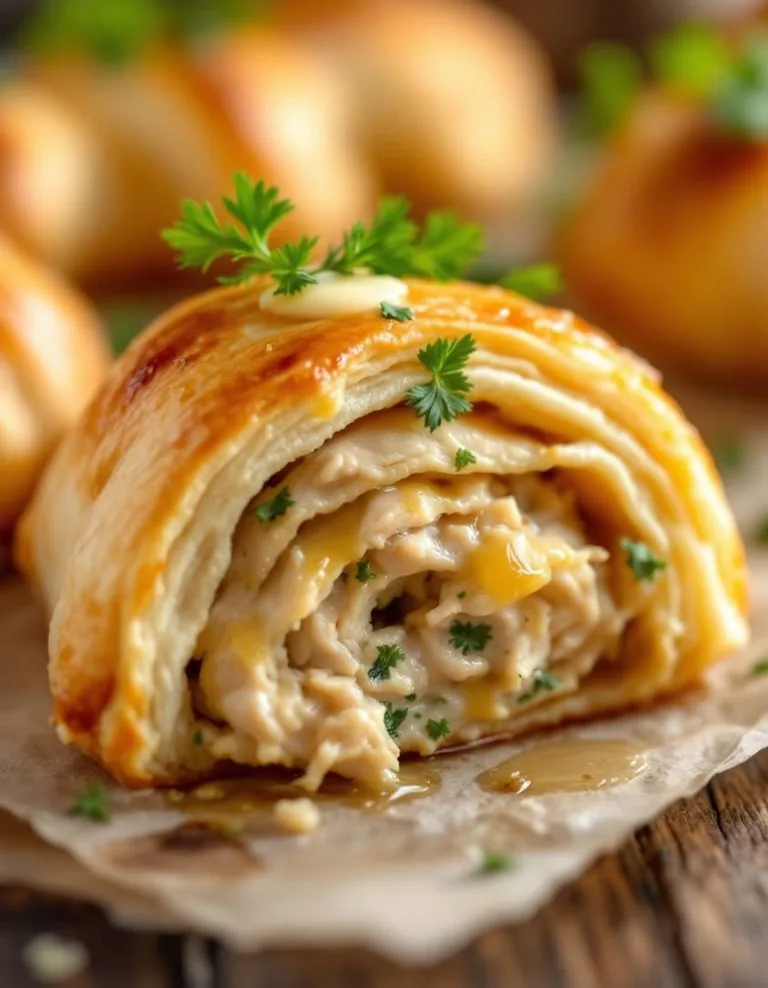 Quick and Delicious Chicken Stuffed Crescent Rolls for Busy Nights