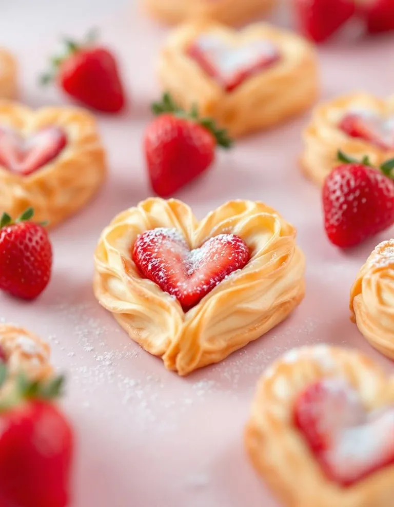 Delicious Easy Strawberry Puff Pastry Hearts for Any Occasion