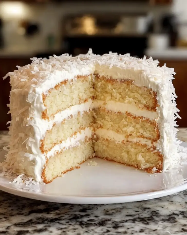 Delicious Fluffy Coconut Cake Recipe for Ultimate Moisture
