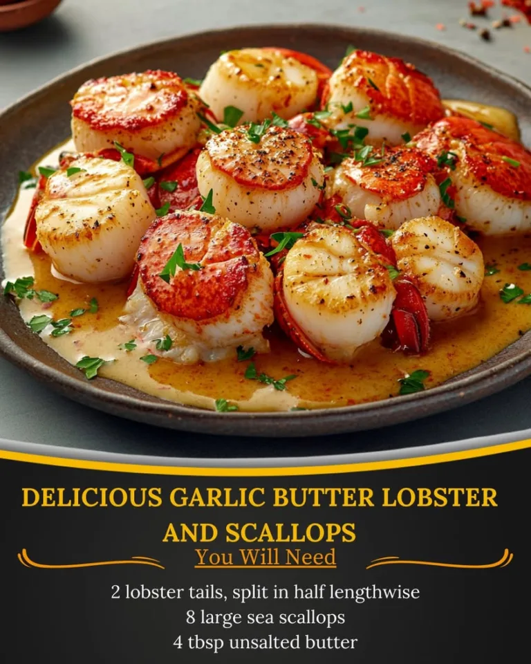 Indulge in Garlic Butter Lobster and Scallops Recipe Today