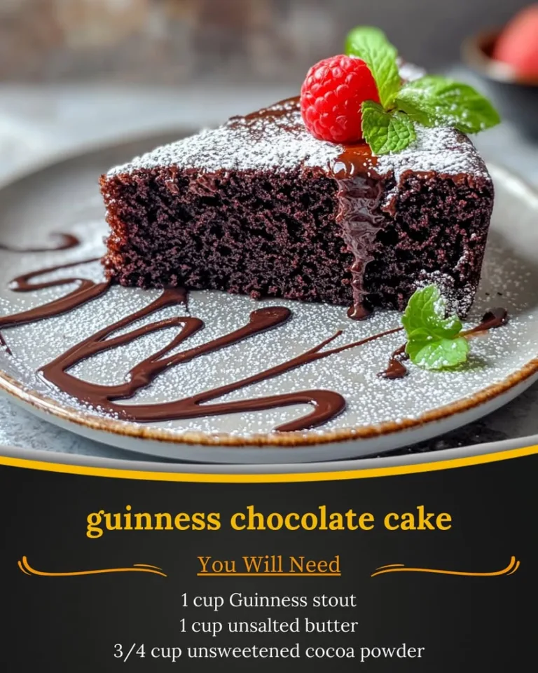Decadent Guinness Chocolate Cake Recipe for Chocolate Lovers