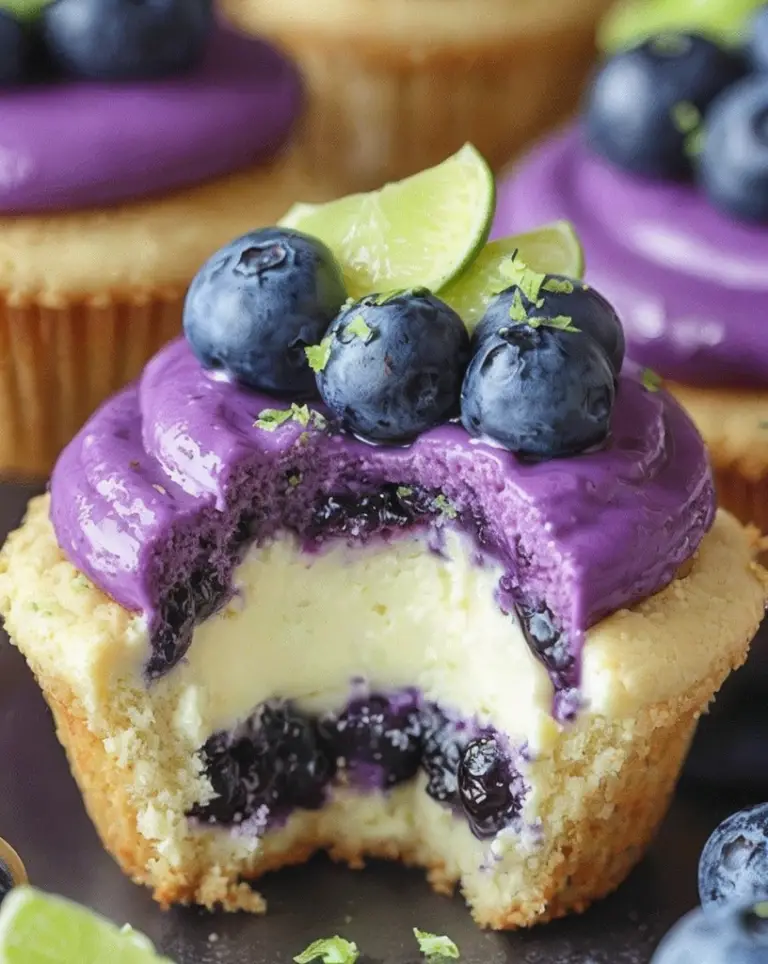 Irresistible Blueberry Lime Cheesecake Cupcakes You’ll Love to Bake