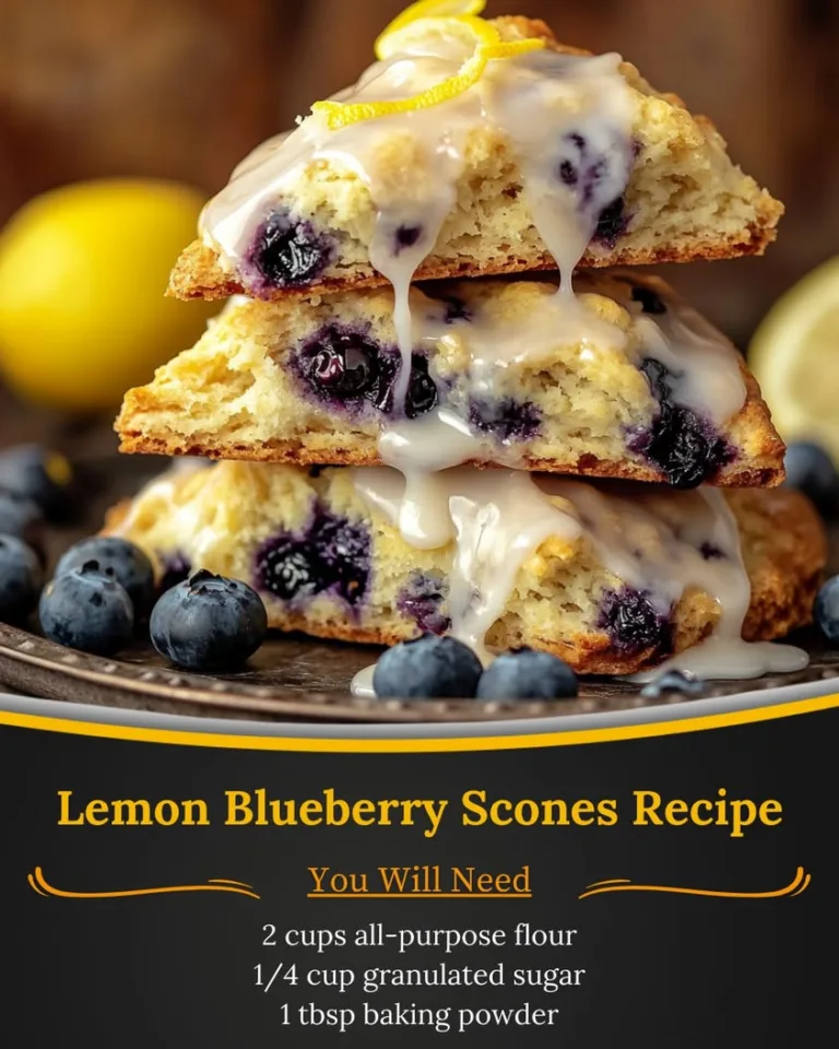 Delicious Lemon Blueberry Scones: A Perfect Morning Treat
