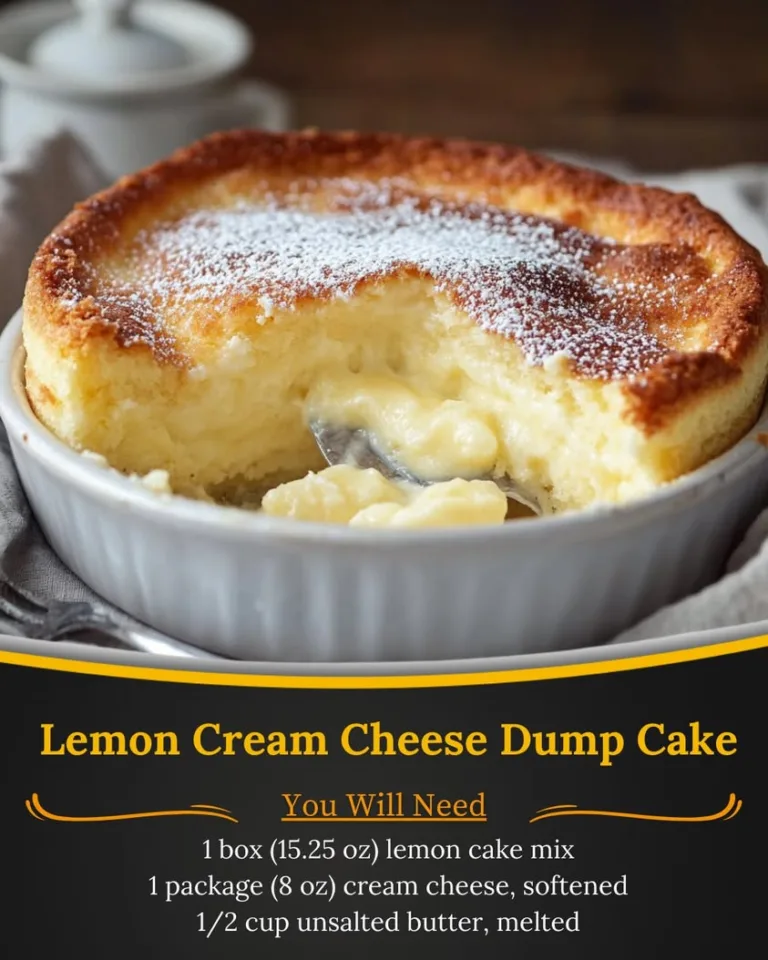 Delicious Lemon Cream Cheese Dump Cake Recipe for Easy Desserts