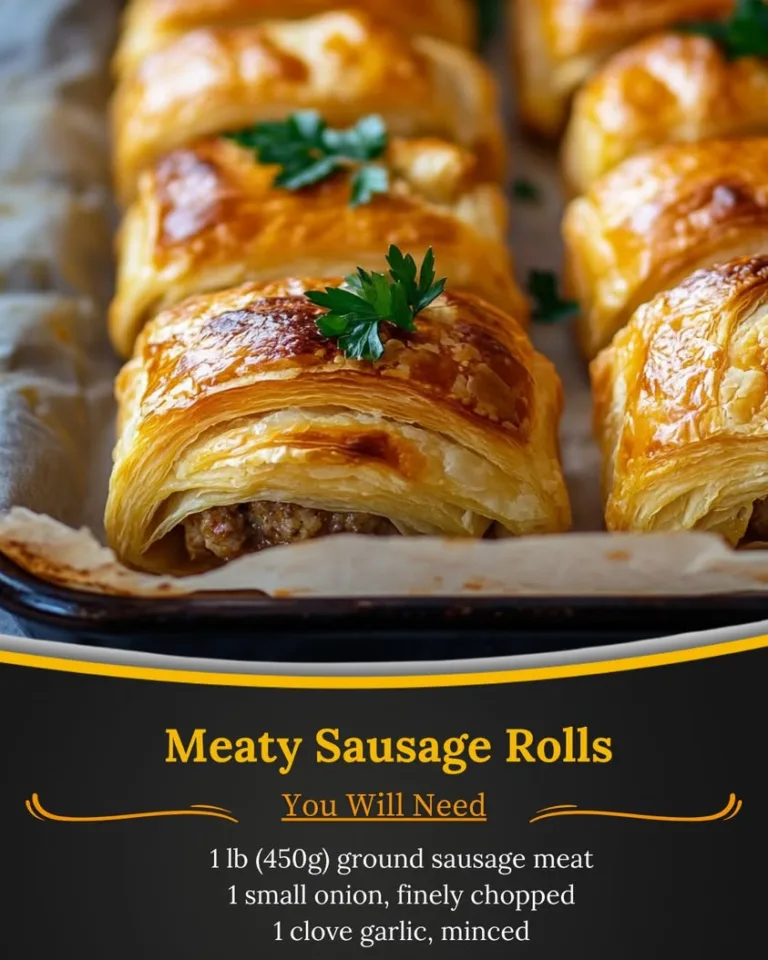 Delicious Meaty Sausage Rolls: A Perfect Snack Recipe