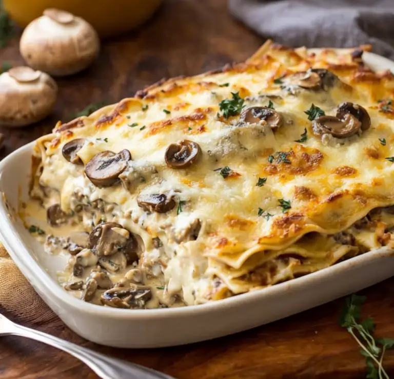 Mushroom Lasagna Recipe: A Warm and Cozy Comfort Dish