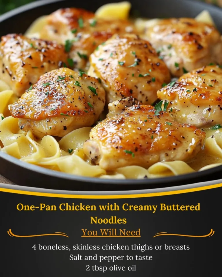 Delicious One-Pan Chicken with Creamy Sauce for Easy Dinner