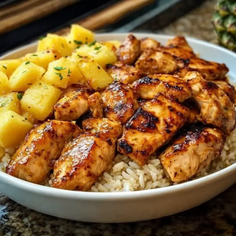 Pineapple-Infused Chicken Recipe for Savory Rice Delights
