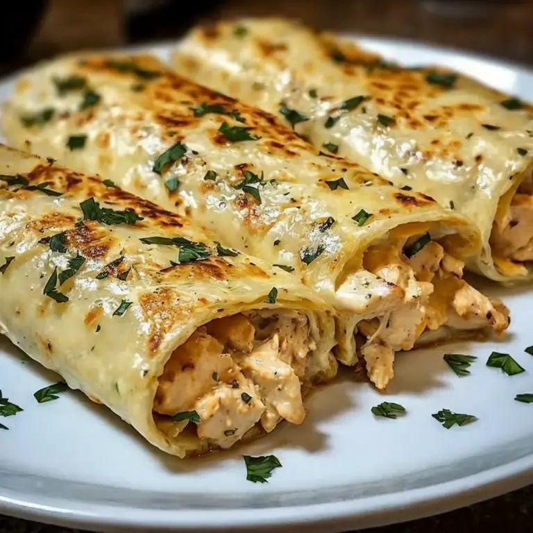 Quick and Cheesy Garlic Chicken Wraps for Your Busy Weeknights