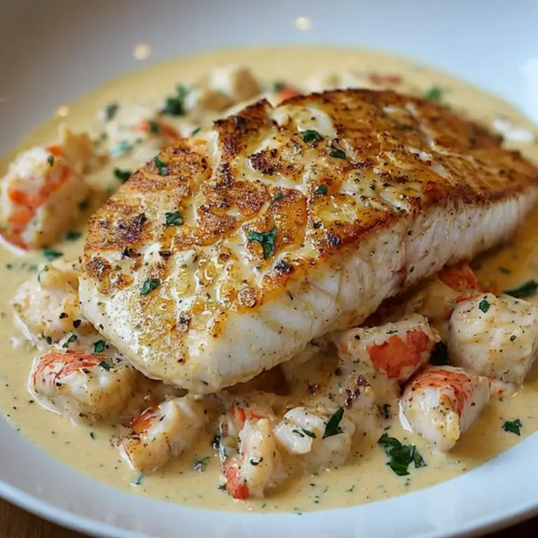 Elevate Dinner with Seared Snapper and Lobster Cream Sauce