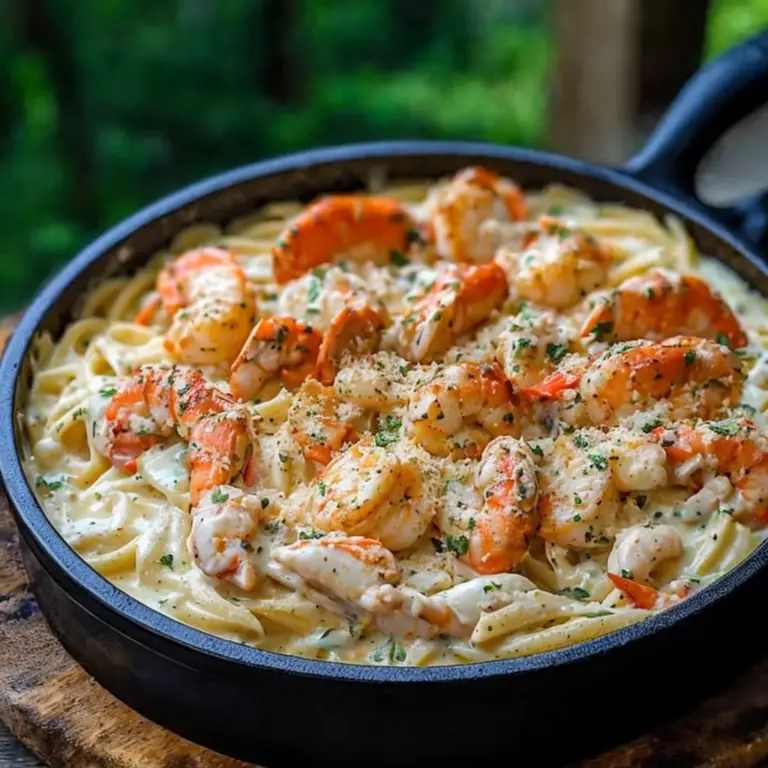 Delicious Spicy Seafood Alfredo Medley for a Flavorful Feast