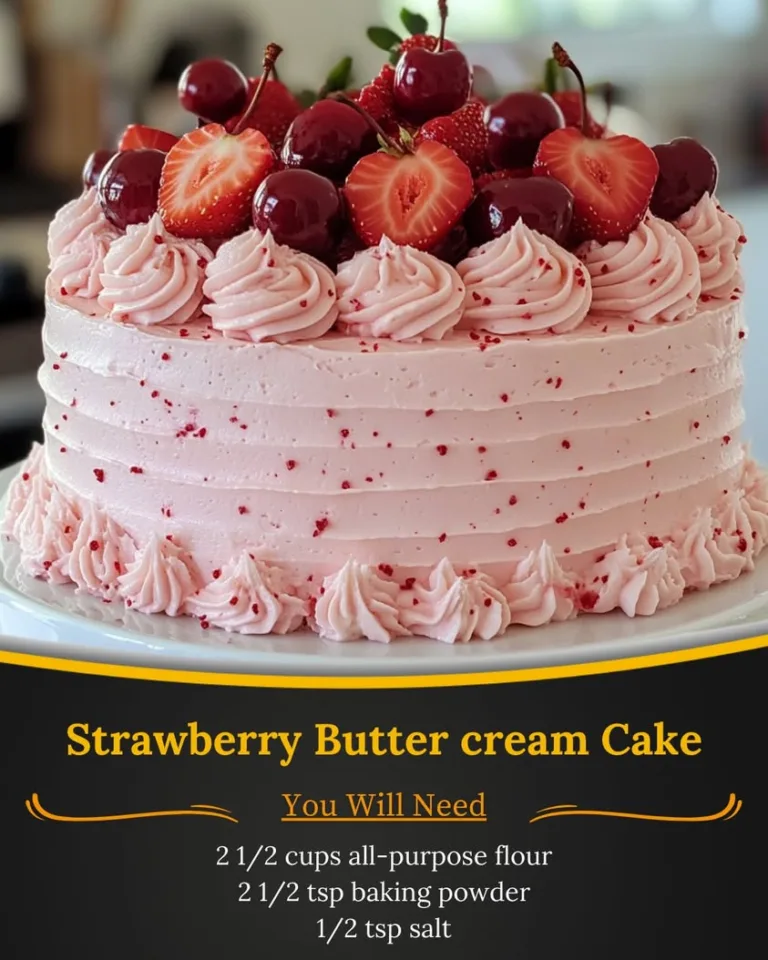 Delicious Strawberry Buttercream Cake for Every Celebration