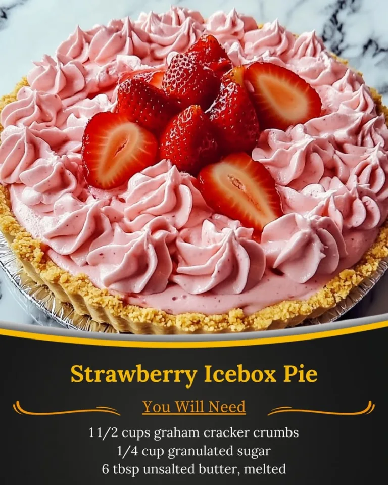 Delicious Strawberry Icebox Pie Recipe for Summer Celebrations