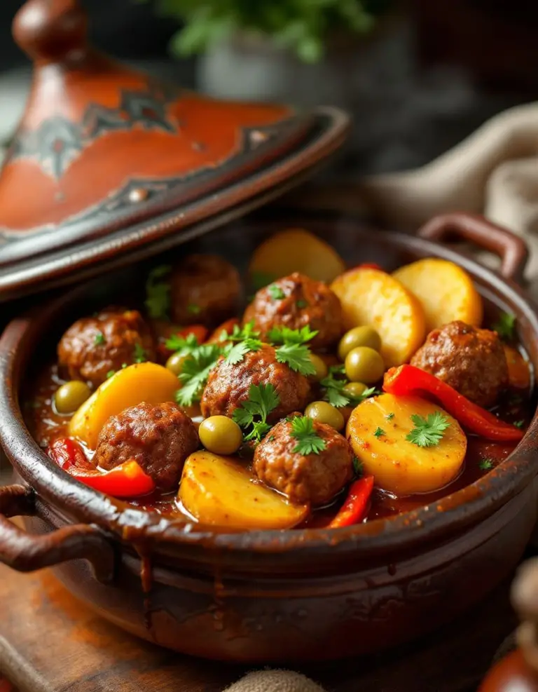 Homemade Tajine de Almôndegas e Batatas – Family Favorite
