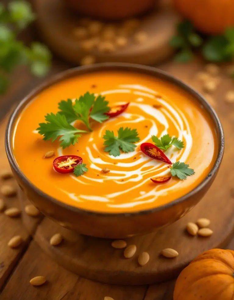 Best Thai Coconut Pumpkin Soup – Creamy & Ready in 30 Minutes
