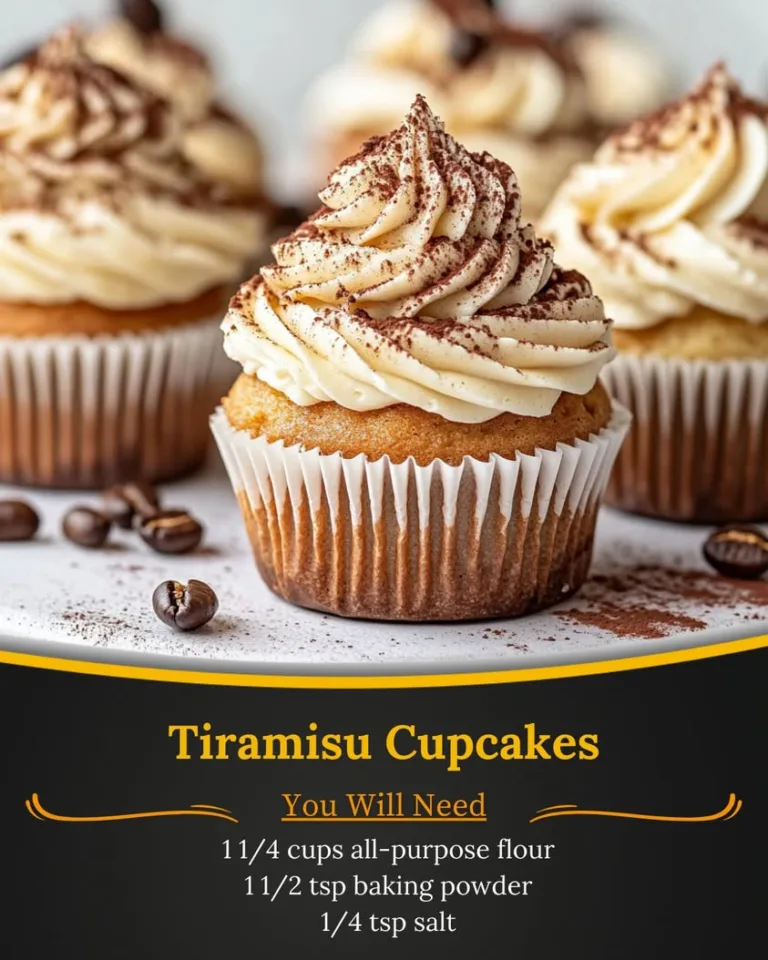 Delicious Tiramisu Cupcakes: A Perfect Coffee-Flavored Treat