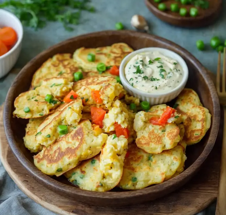 Deliciously Quick Veggie Pancake Scramble for Healthy Breakfasts