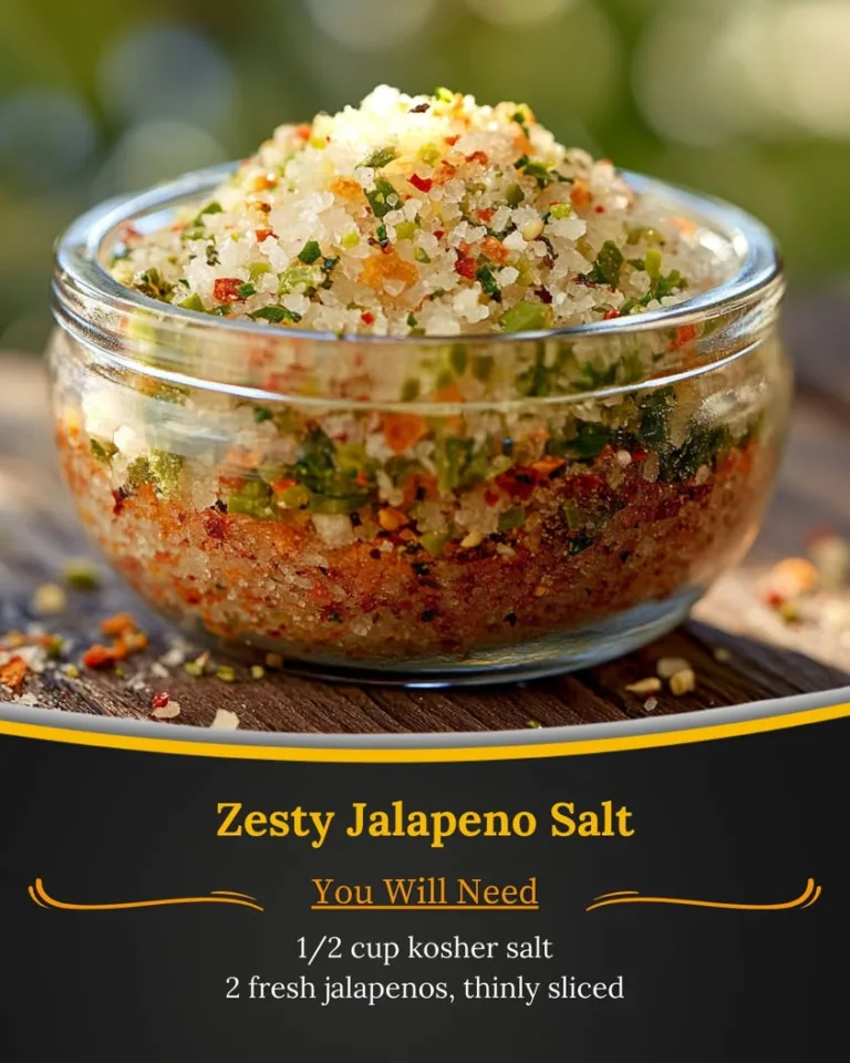 Elevate Your Dishes with Homemade Zesty Jalapeno Salt Recipe