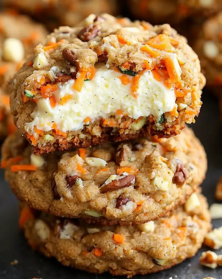 Delicious Zucchini Carrot Cake Cheesecake Cookies Recipe to Try Today