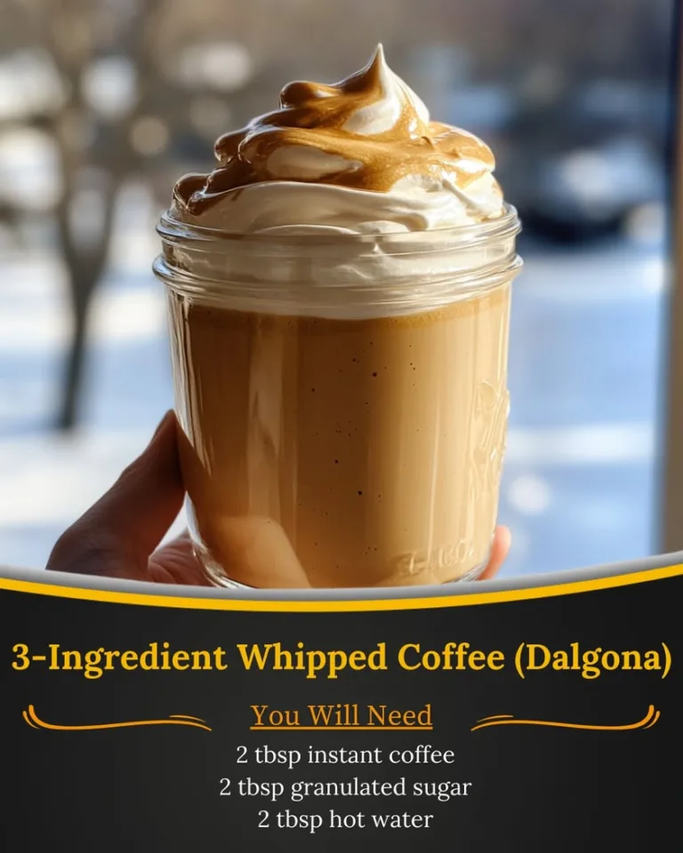 Effortless 3-Ingredient Whipped Coffee Recipe You’ll Love