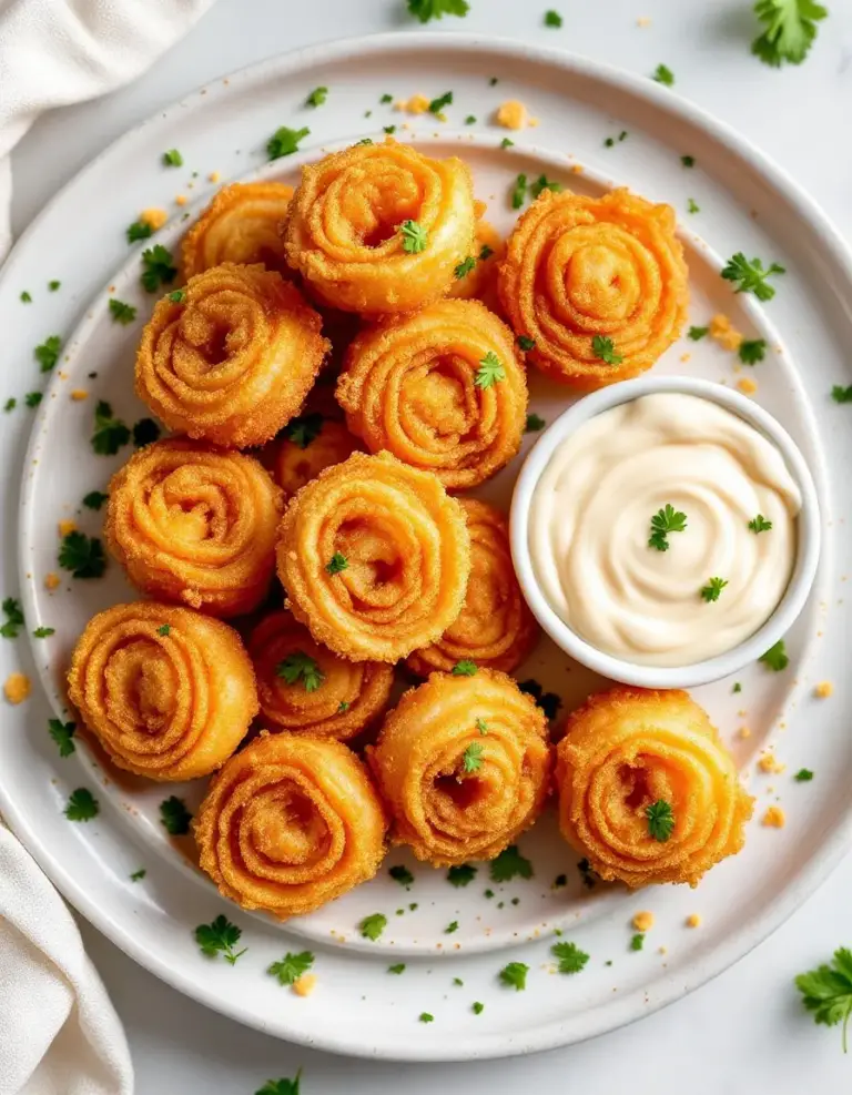 Easy Air Fried Pearl Onions – Mini Bloomin’ Onions Recipe