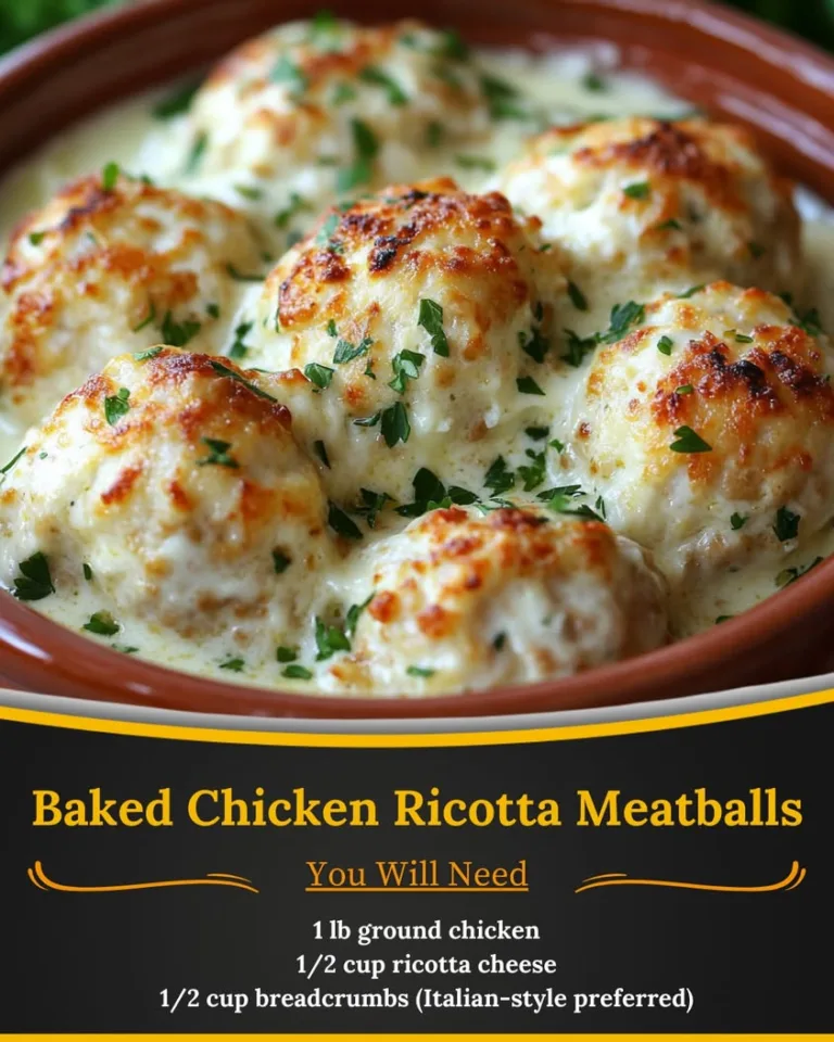 Delicious Baked Chicken Ricotta Meatballs Recipe for Family Dinners