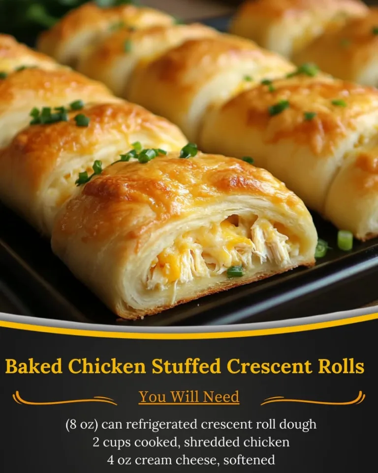 Delicious Baked Chicken Stuffed Crescent Rolls for Easy Dinners