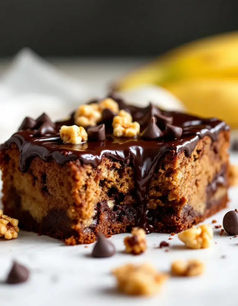 Best Banana Bread Brownies – Soft, Moist, and Homemade