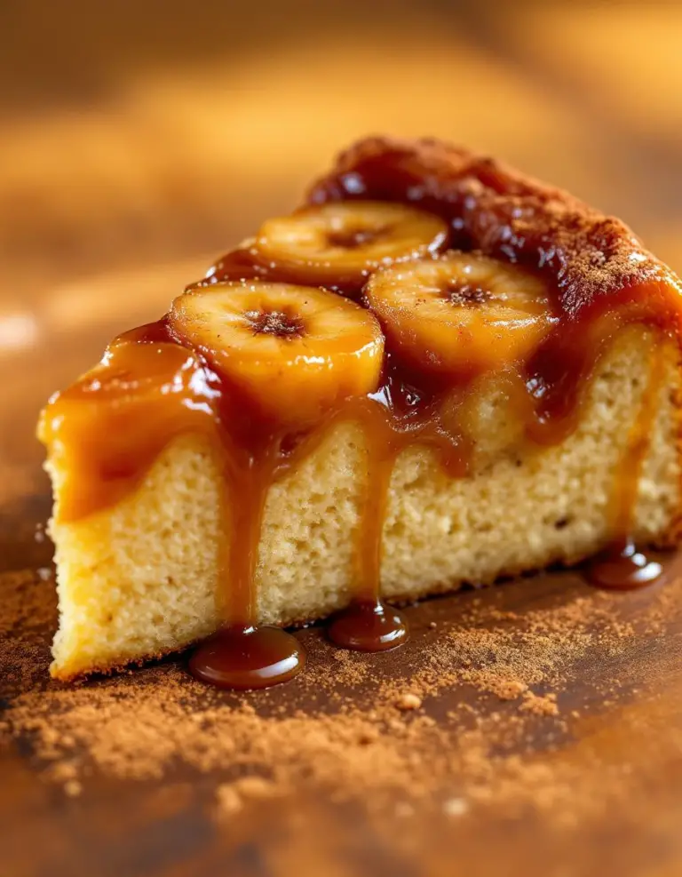 Easy Banana Upside-Down Cake – Perfect Caramel Dessert