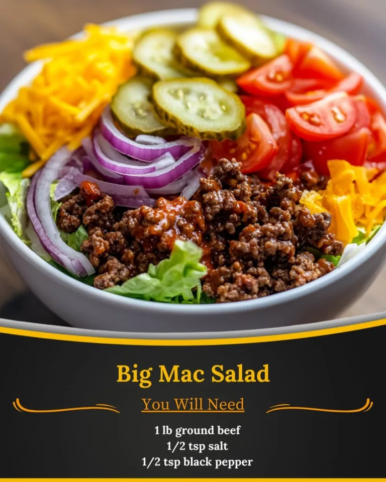 Delicious Big Mac Salad Recipe for a Guilt-Free Treat