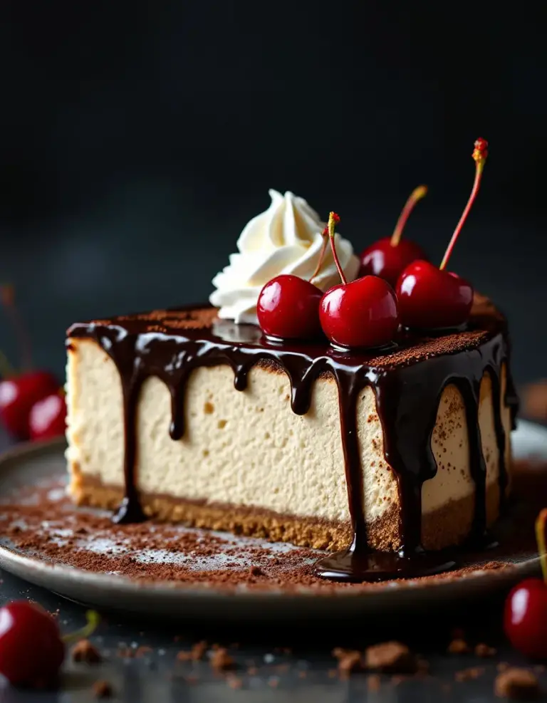 Ultimate Black Forest Cheesecake – No-Bake Chocolate-Cherry Bliss
