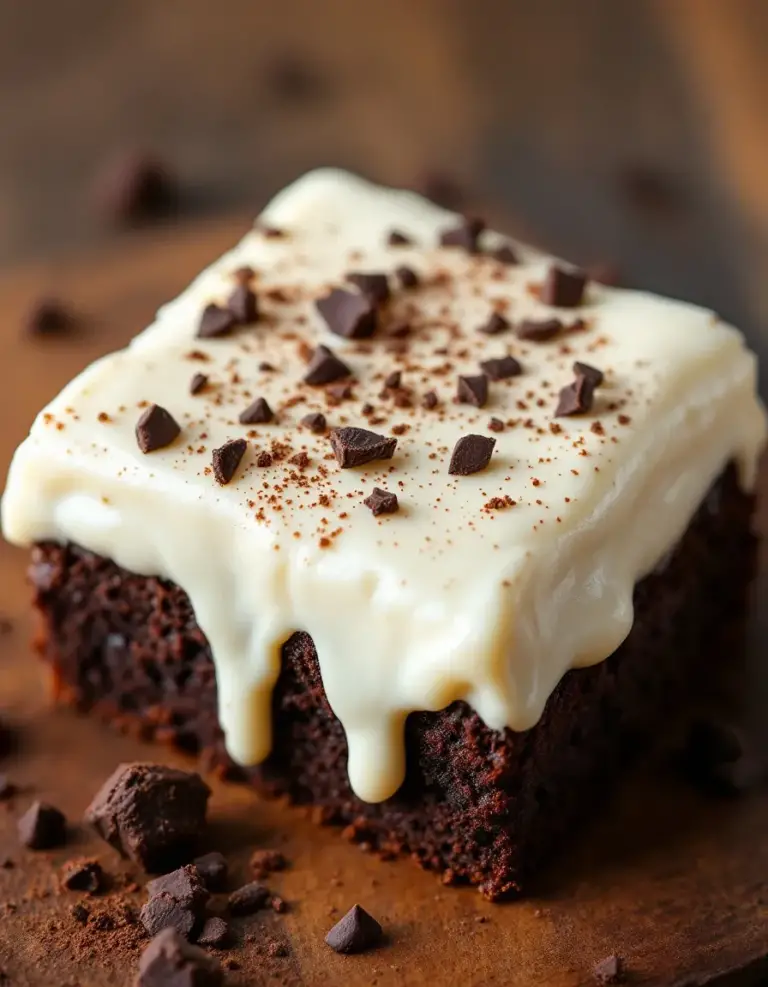 Best Brownies with Cream Cheese Frosting – Rich & Fudgy
