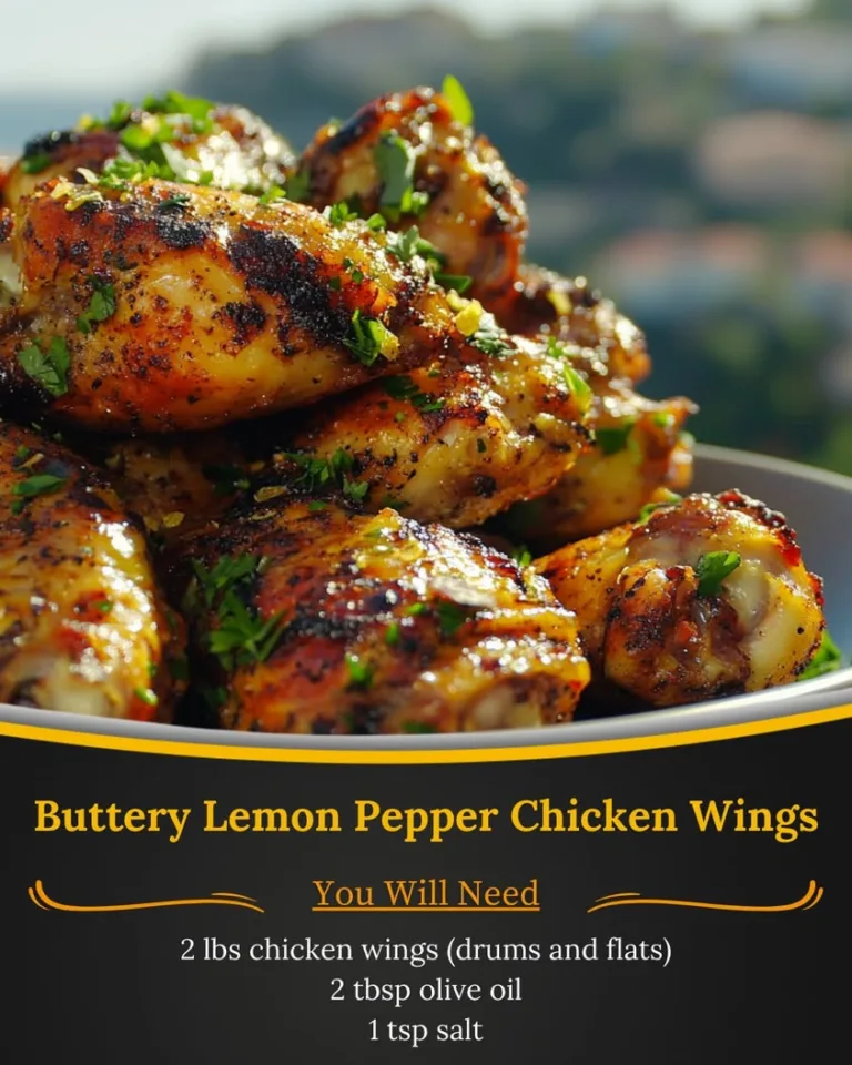 Delicious Buttery Lemon Pepper Chicken Wings Recipe for Everyone
