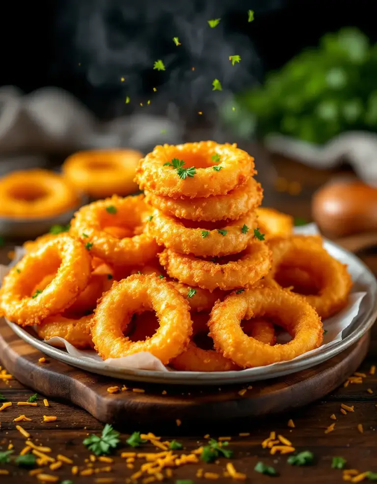 Best Cheddar Onion Ring Chips – Crispy and Cheesy Snack