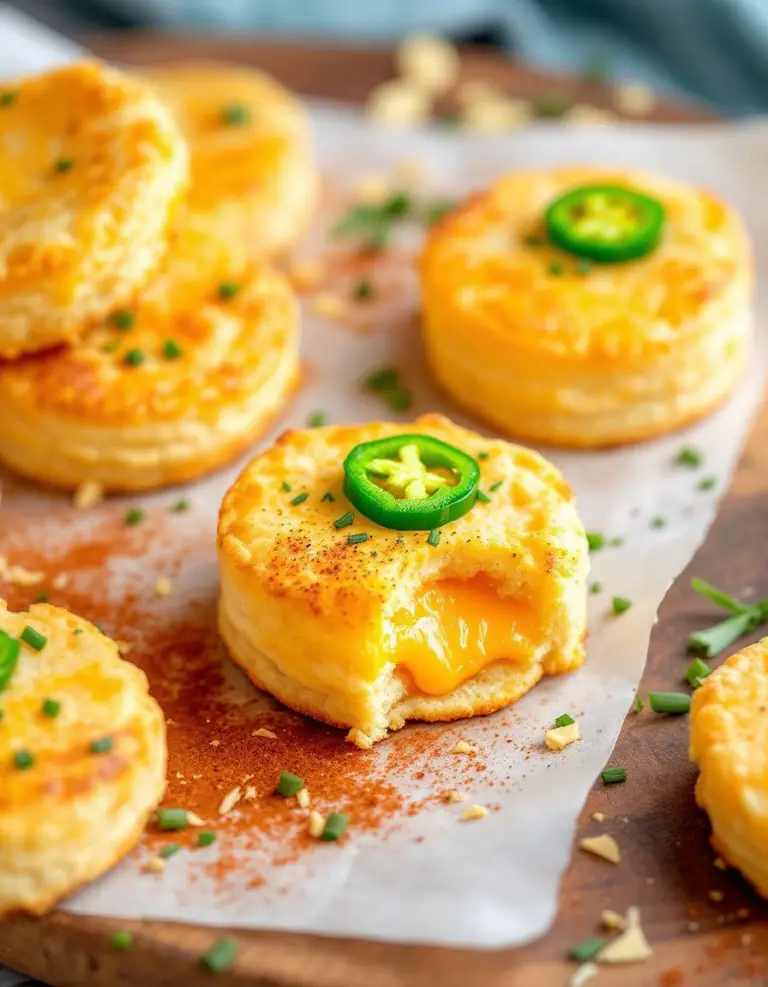 Best Cheesy Jalapeño Shortbread Biscuits – Ready in 30 Minutes