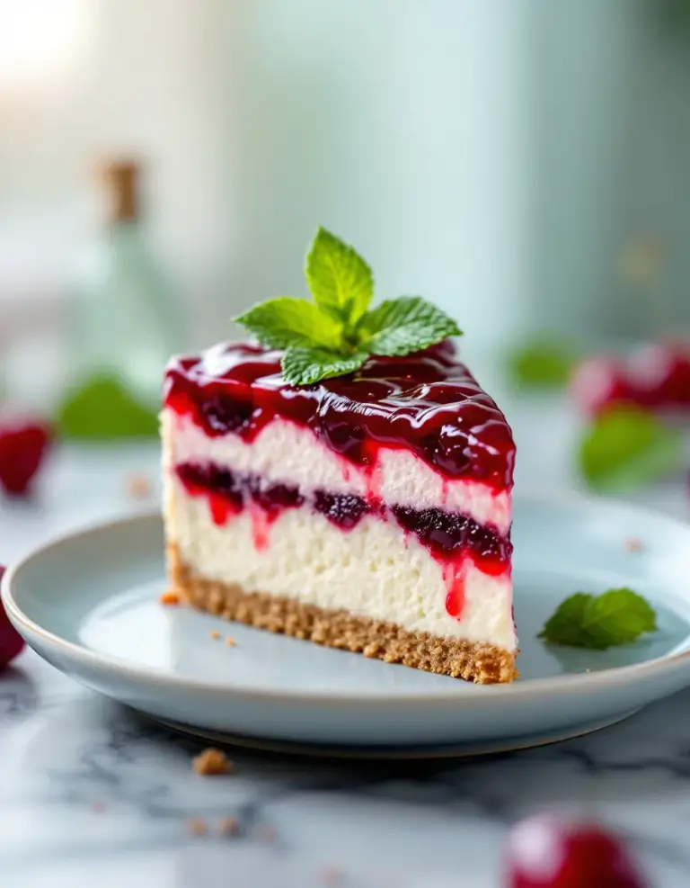 Easy Cherry Delight Recipe with Creamy Cheesecake Filling