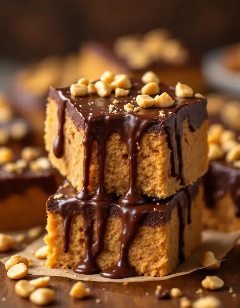 Easy Chewy Peanut Butter Chocolate Bars – Ready in 30 Minutes